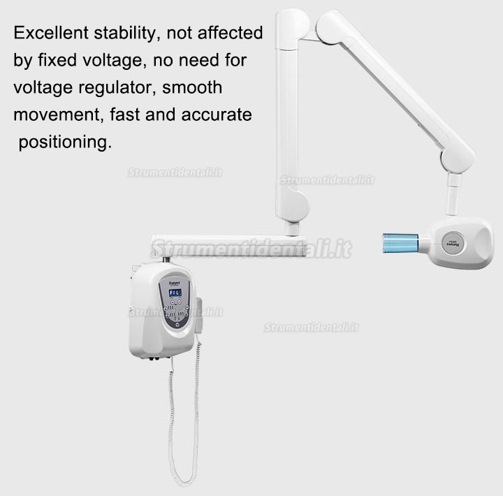 Runyes DC X-Ray Unità radiografico Endorale Digitale Odontoiatrico (Montaggio a parete)